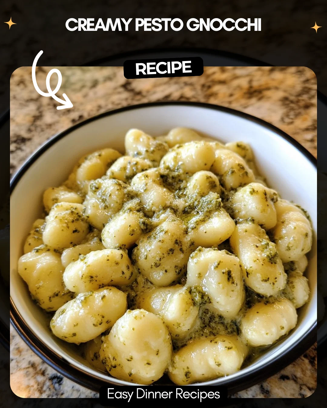Creamy Pesto Gnocchi