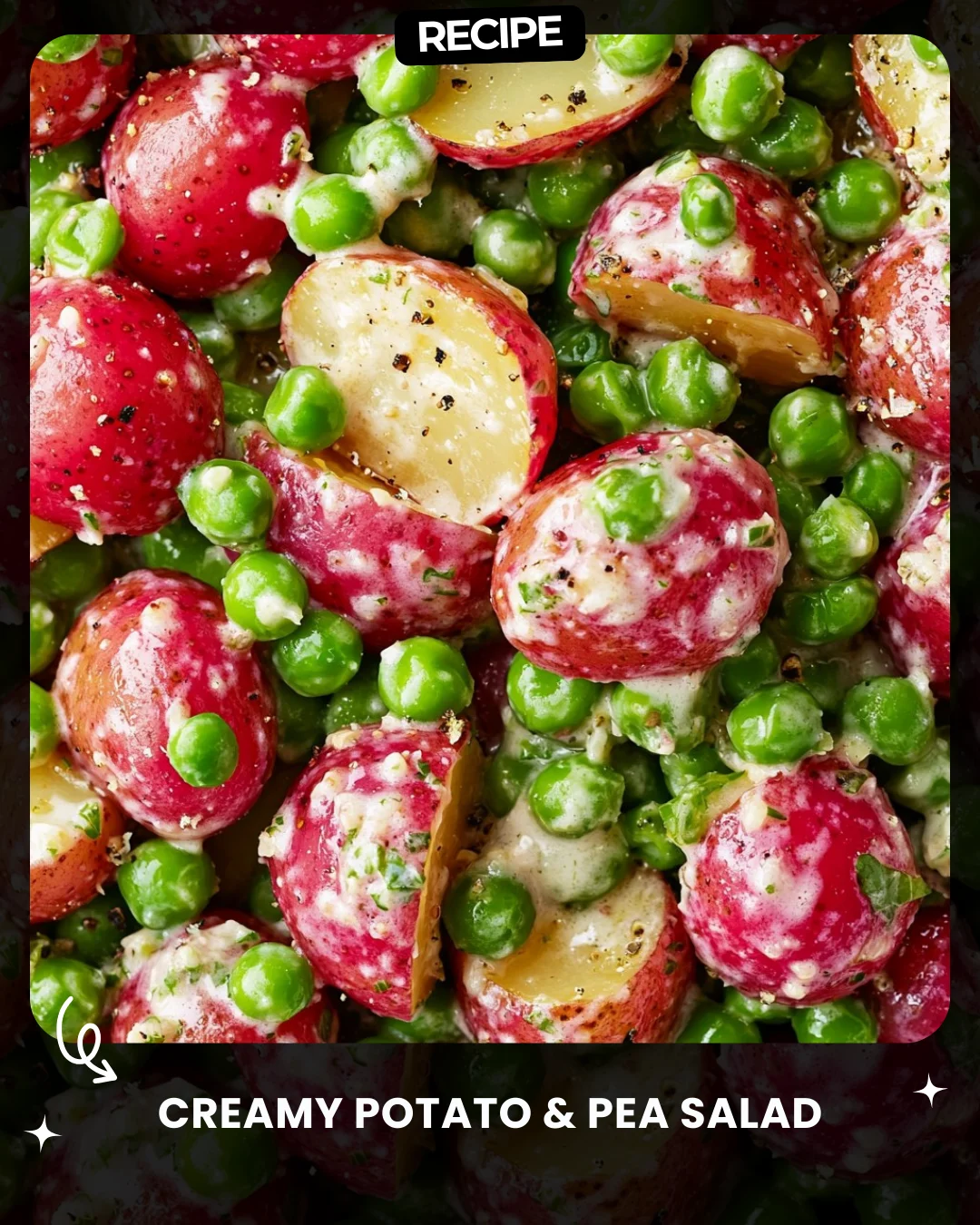 Creamy Potato & Pea Salad