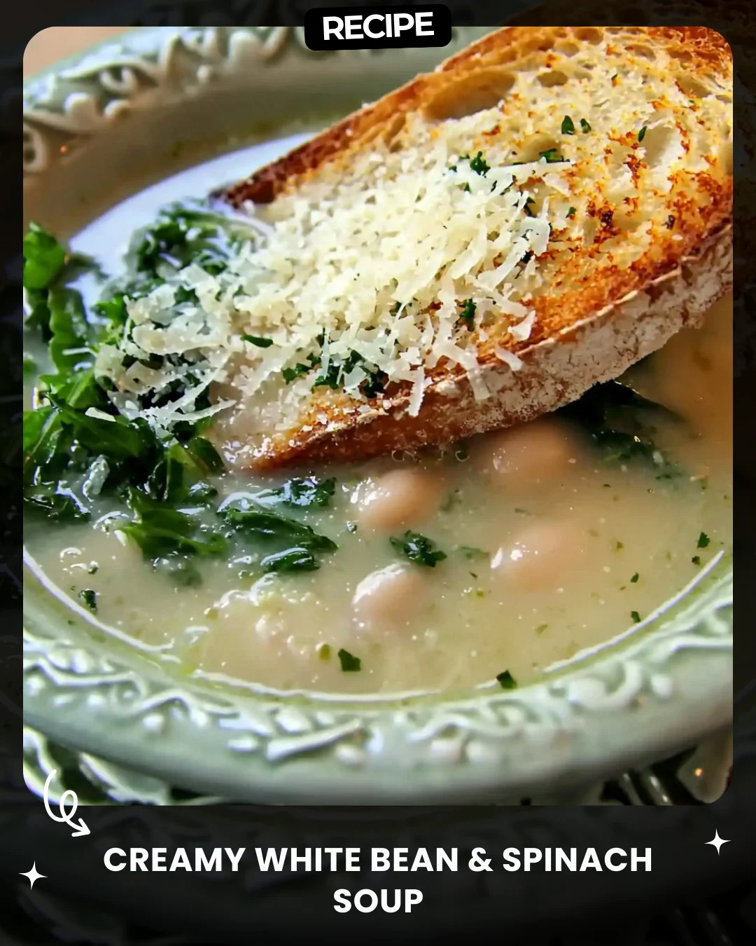 Creamy White Bean & Spinach Soup