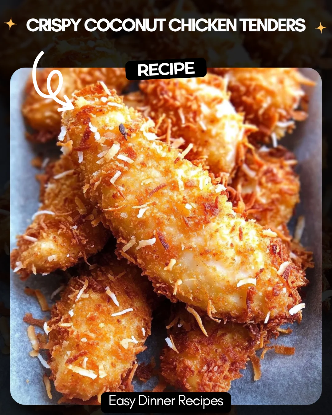 Crispy Coconut Chicken Tenders