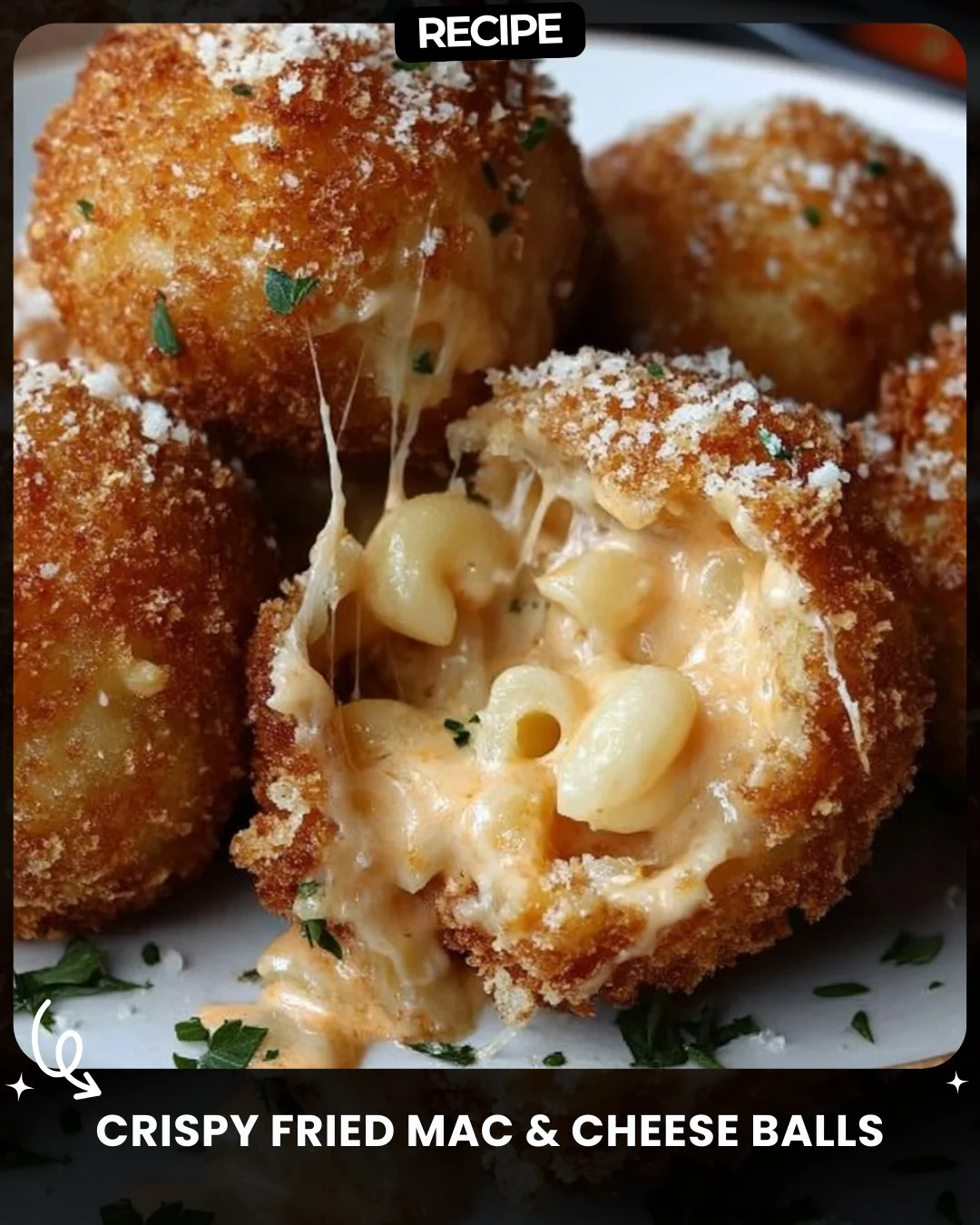 Crispy Fried Mac & Cheese Balls