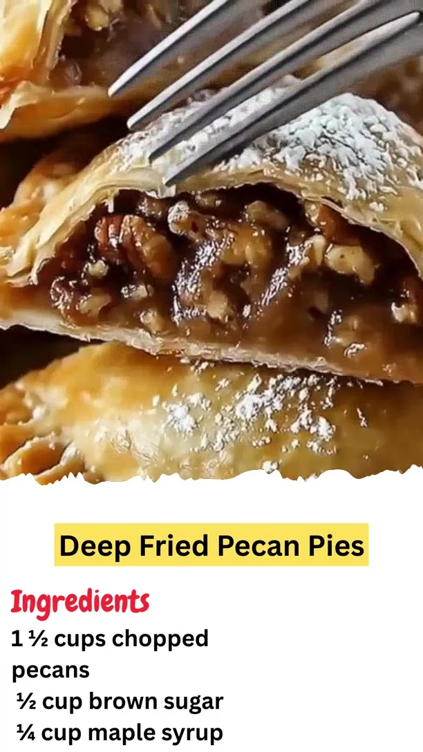 Deep Fried Pecan Pies