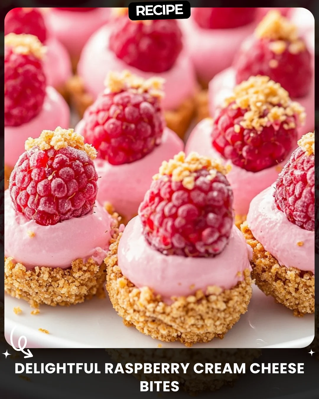 Delightful Raspberry Cream Cheese Bites