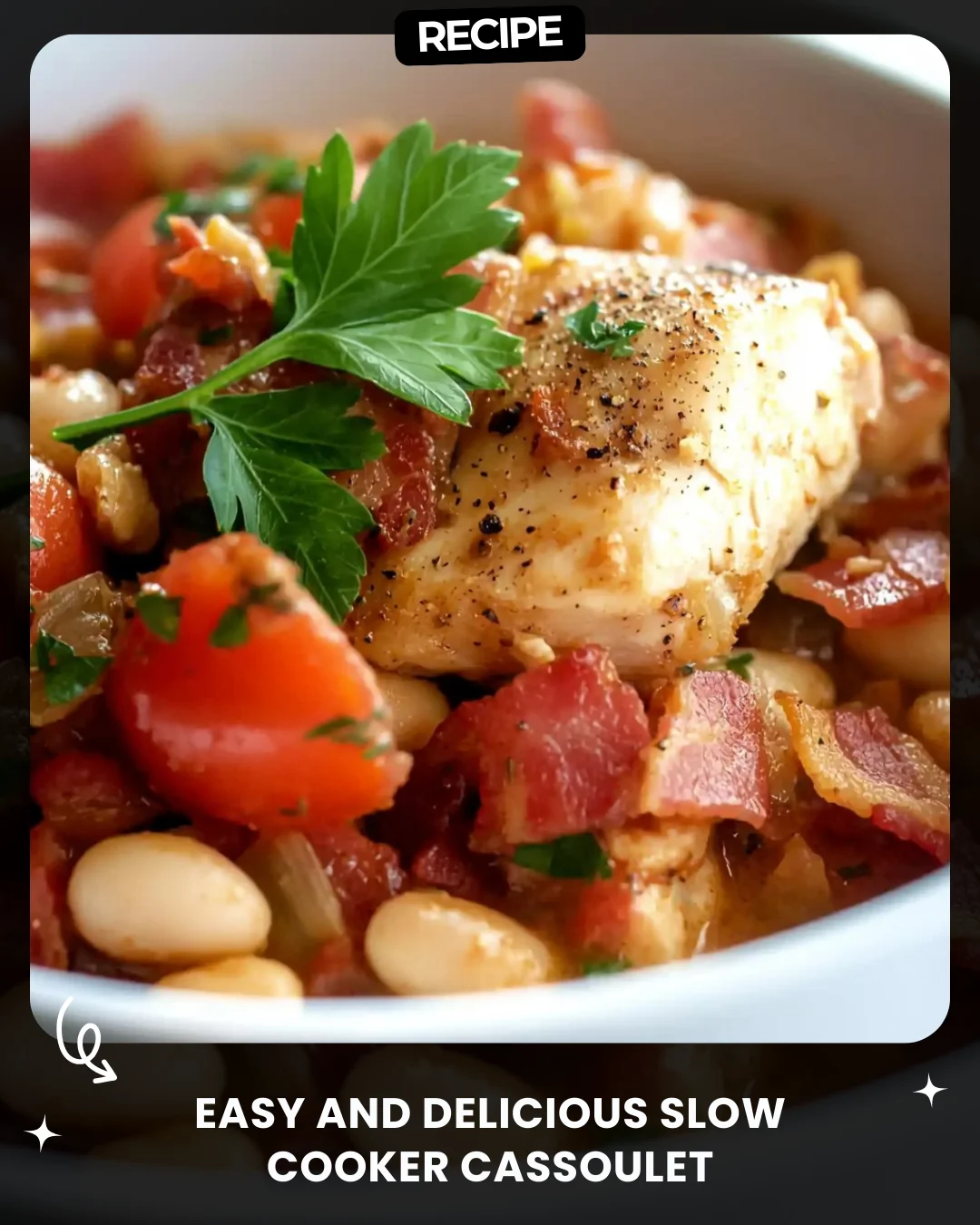 Easy and Delicious Slow Cooker Cassoulet