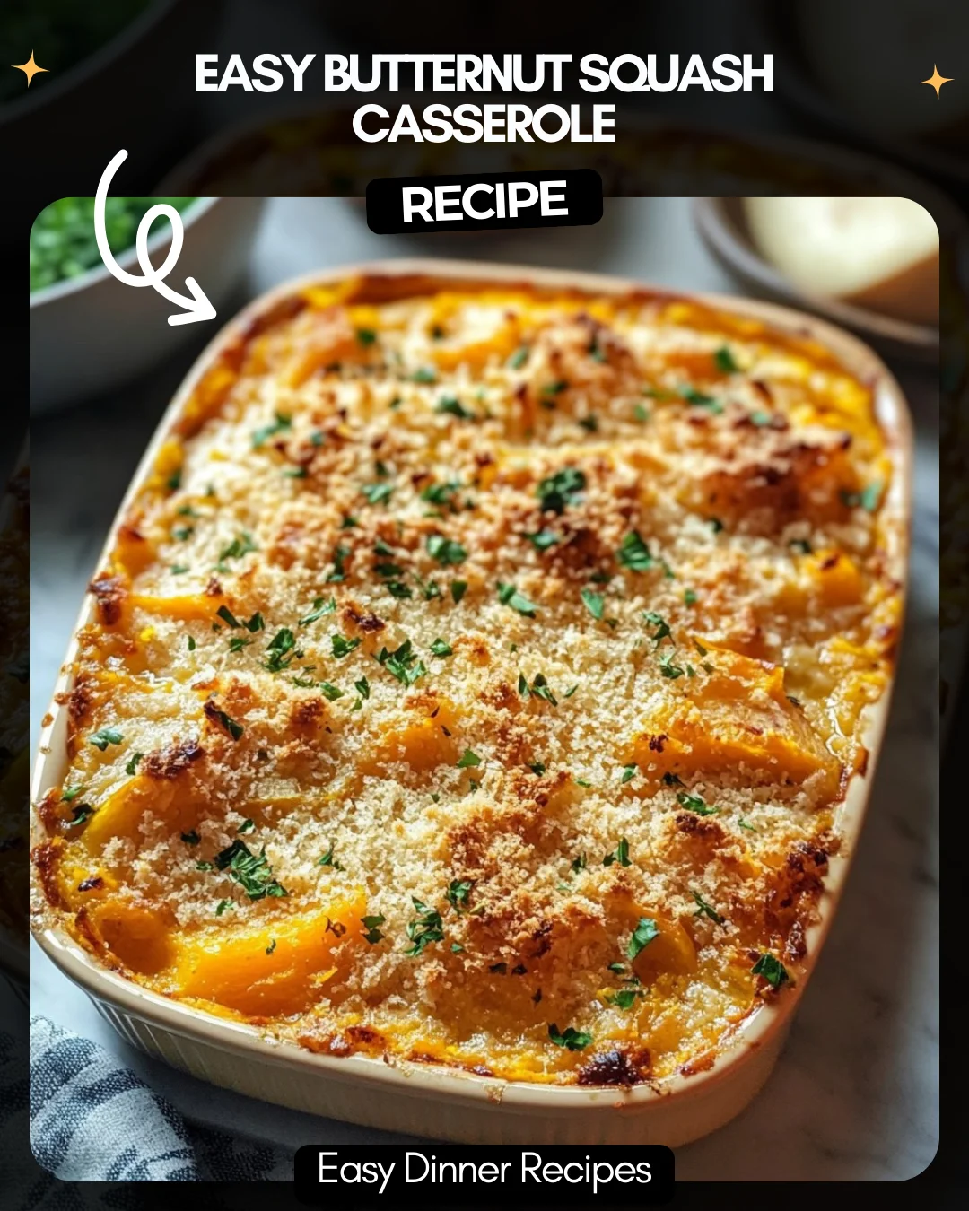 Easy Butternut Squash Casserole