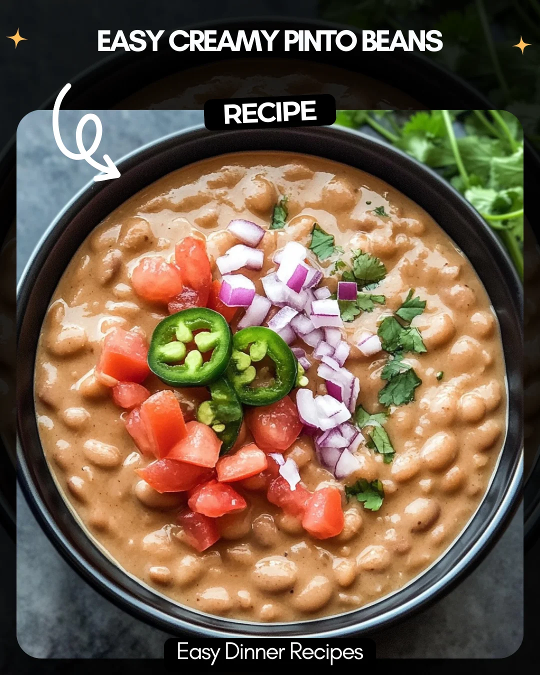 Easy Creamy Pinto Beans