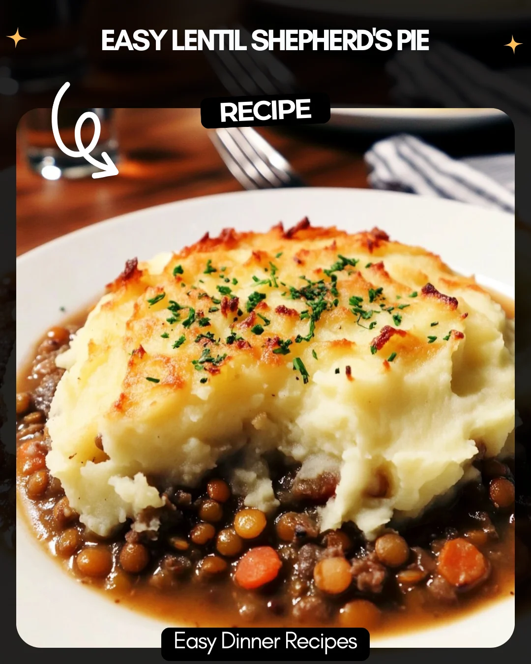 Easy Lentil Shepherd’s Pie