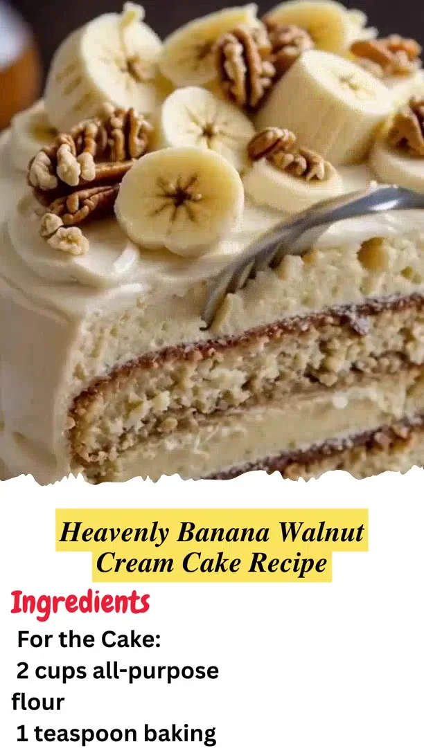 𝑯𝒆𝒂𝒗𝒆𝒏𝒍𝒚 𝑩𝒂𝒏𝒂𝒏𝒂 𝑾𝒂𝒍𝒏𝒖𝒕 𝑪𝒓𝒆𝒂𝒎 𝑪𝒂𝒌𝒆 𝑹𝒆𝒄𝒊𝒑𝒆