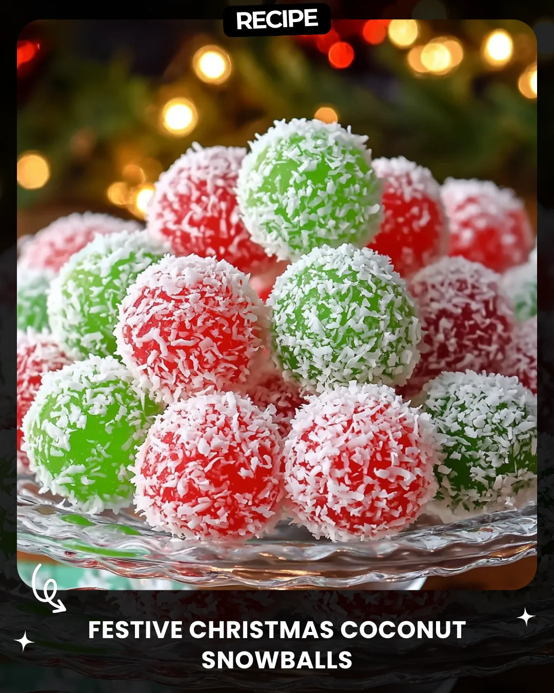 Festive Christmas Coconut Snowballs