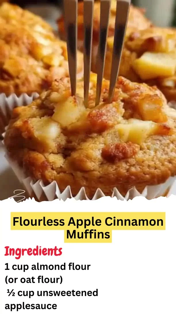 Flourless Apple Cinnamon Muffins
