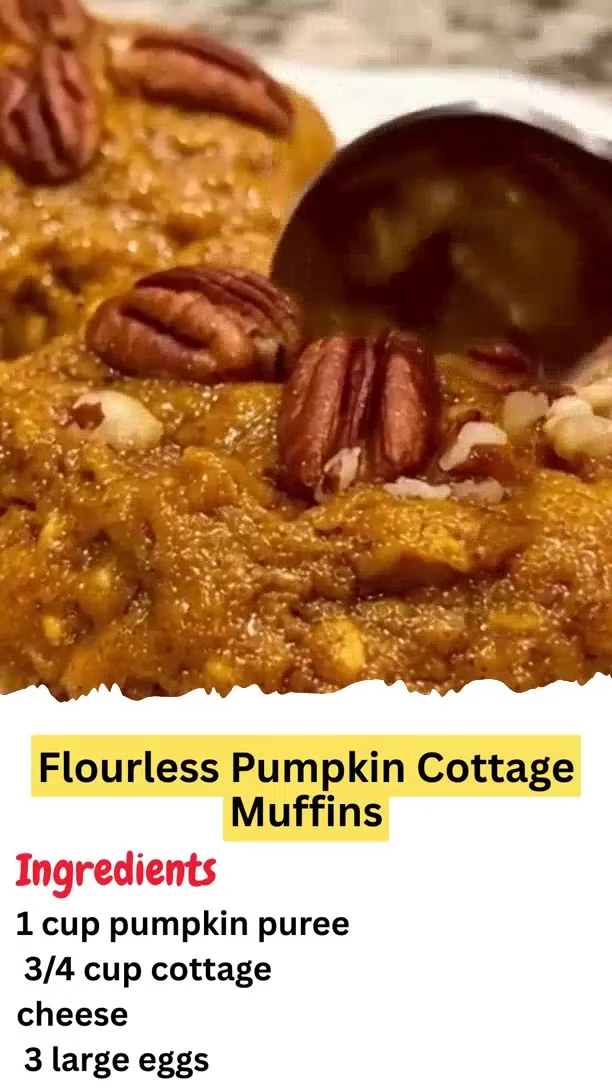 Flourless Pumpkin Cottage Muffins
