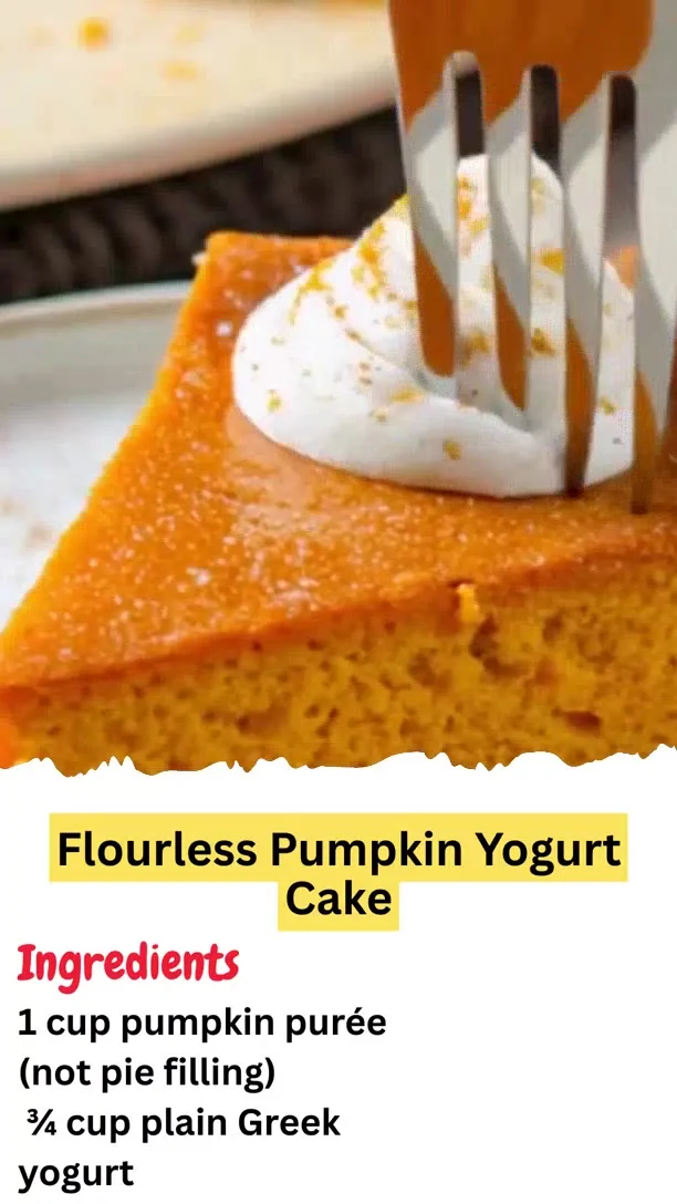Flourless Pumpkin Yogurt Cake