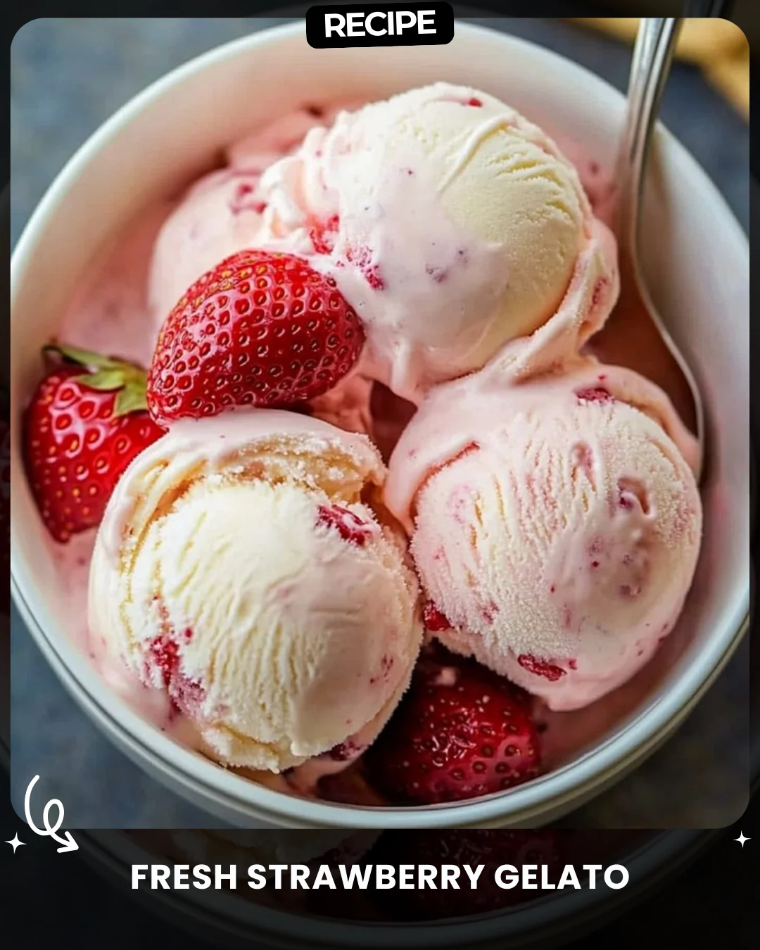 Fresh Strawberry Gelato