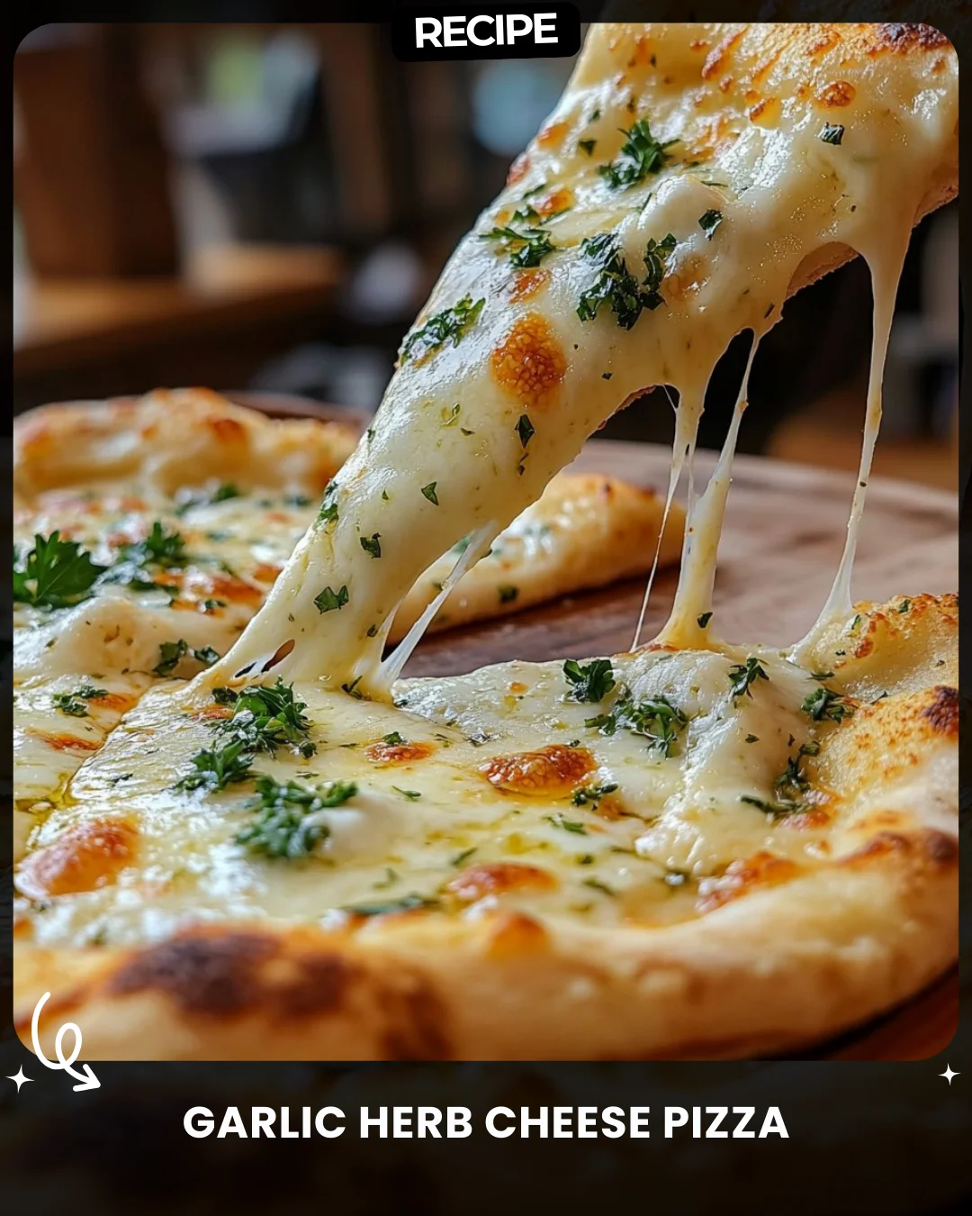 Garlic Herb Cheese Pizza