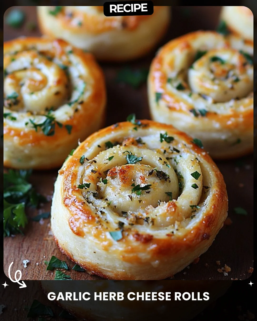 Garlic Herb Cheese Rolls