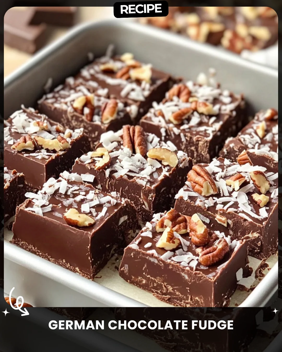 German Chocolate Fudge