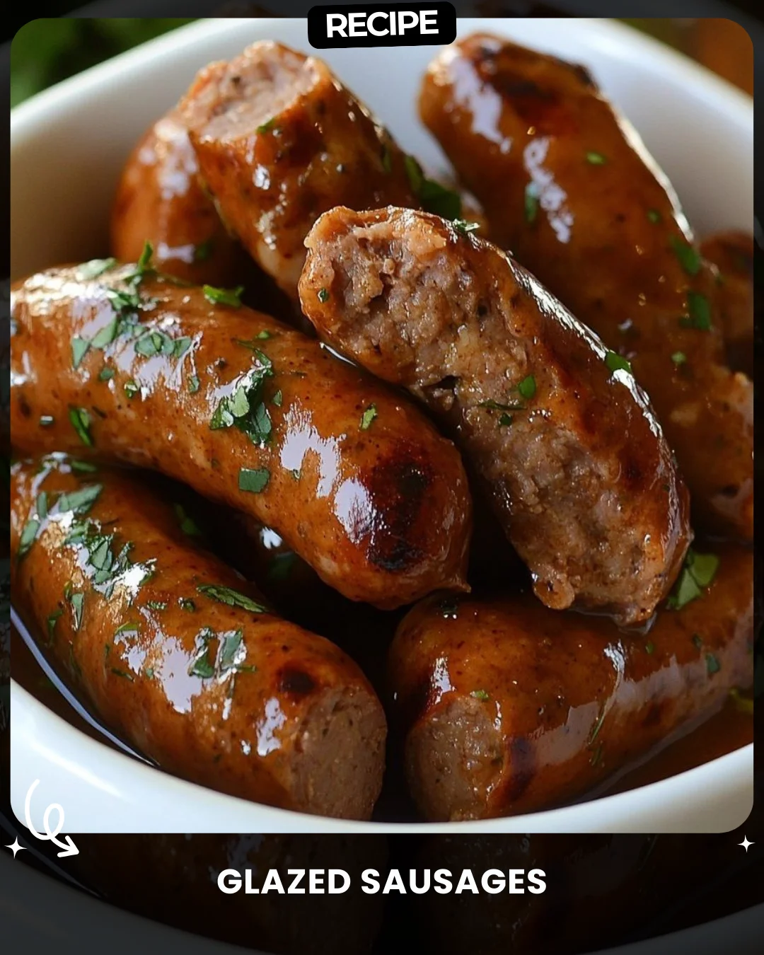 Glazed Sausages