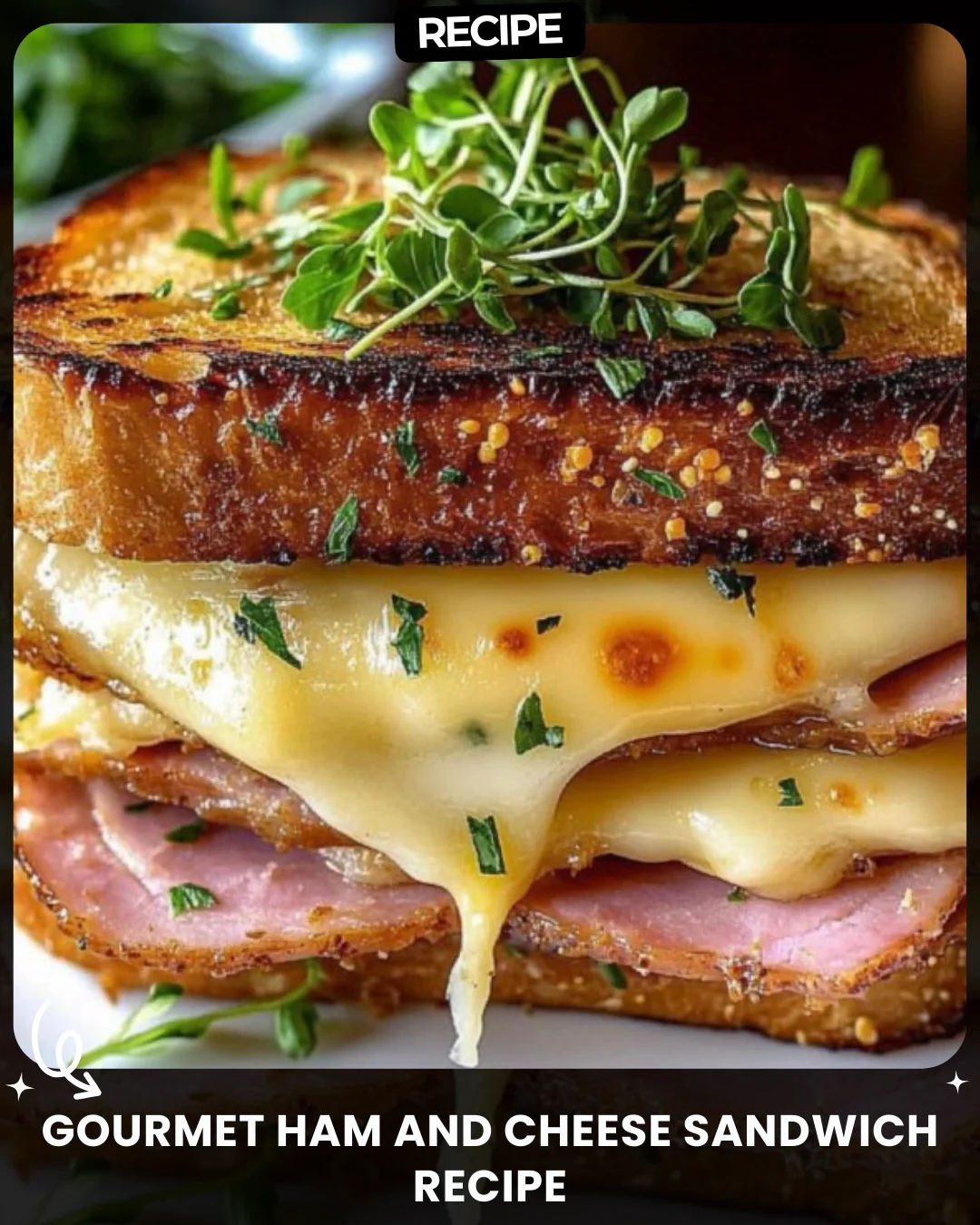 Gourmet Ham and Cheese Sandwich Recipe