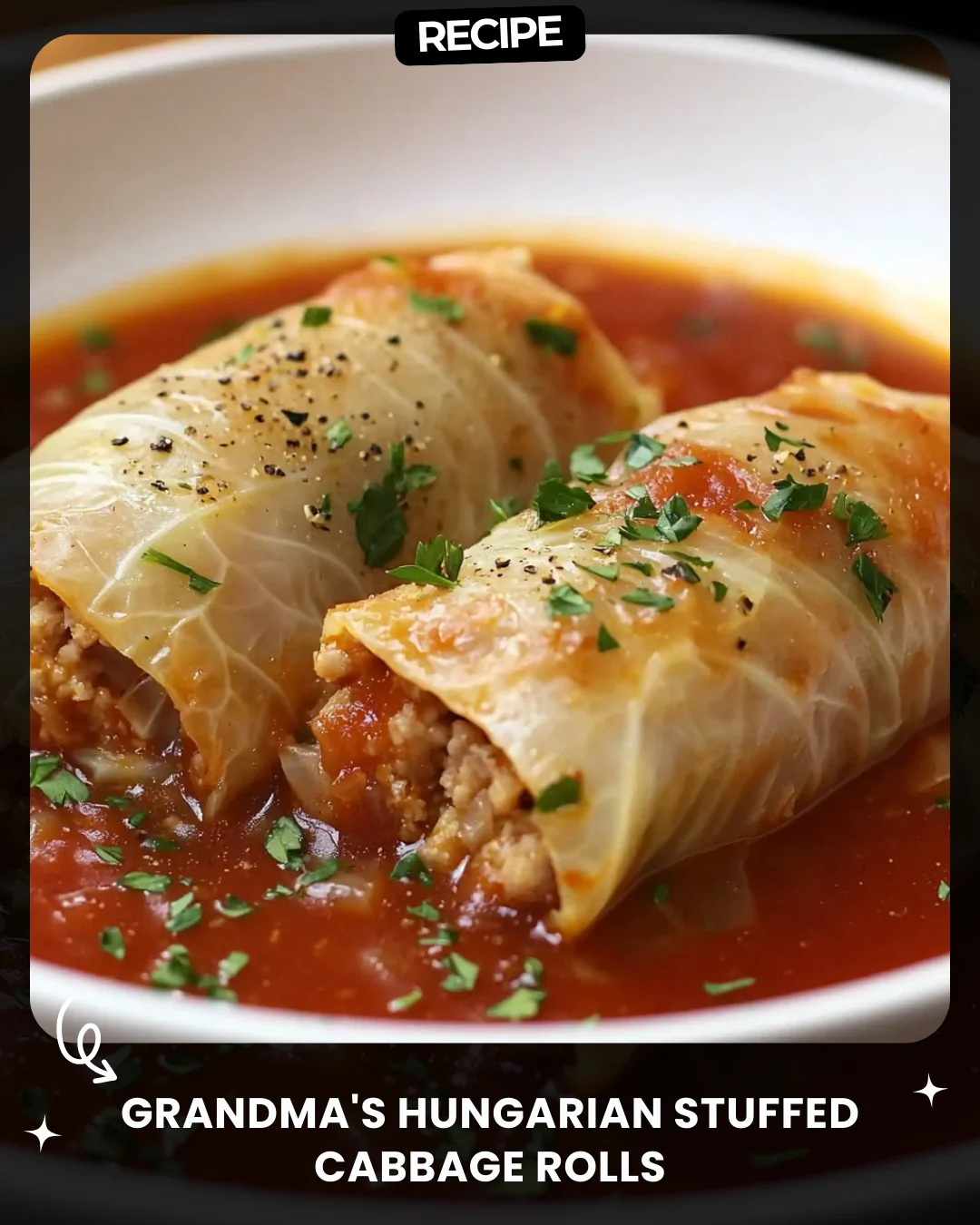 Grandma’s Hungarian Stuffed Cabbage Rolls