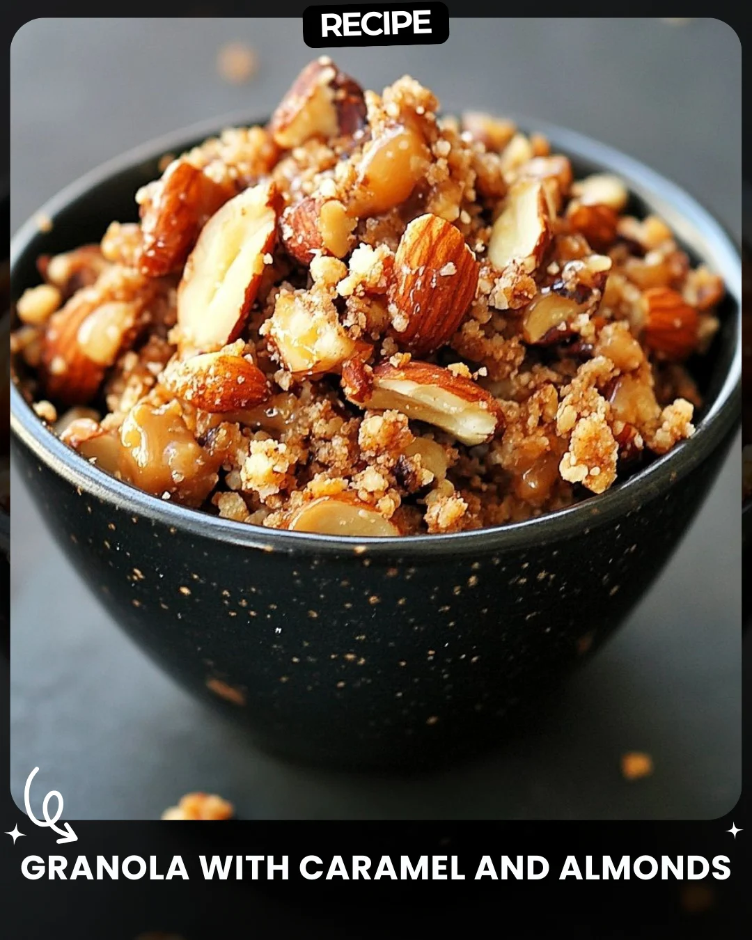 Granola with Caramel and Almonds