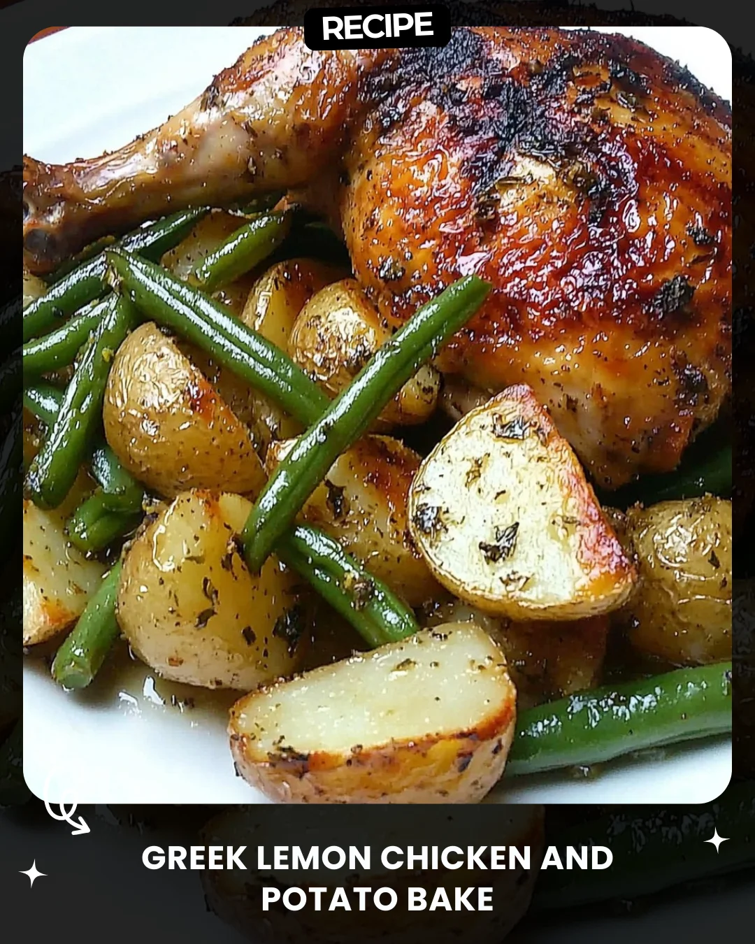 Greek Lemon Chicken and Potato Bake