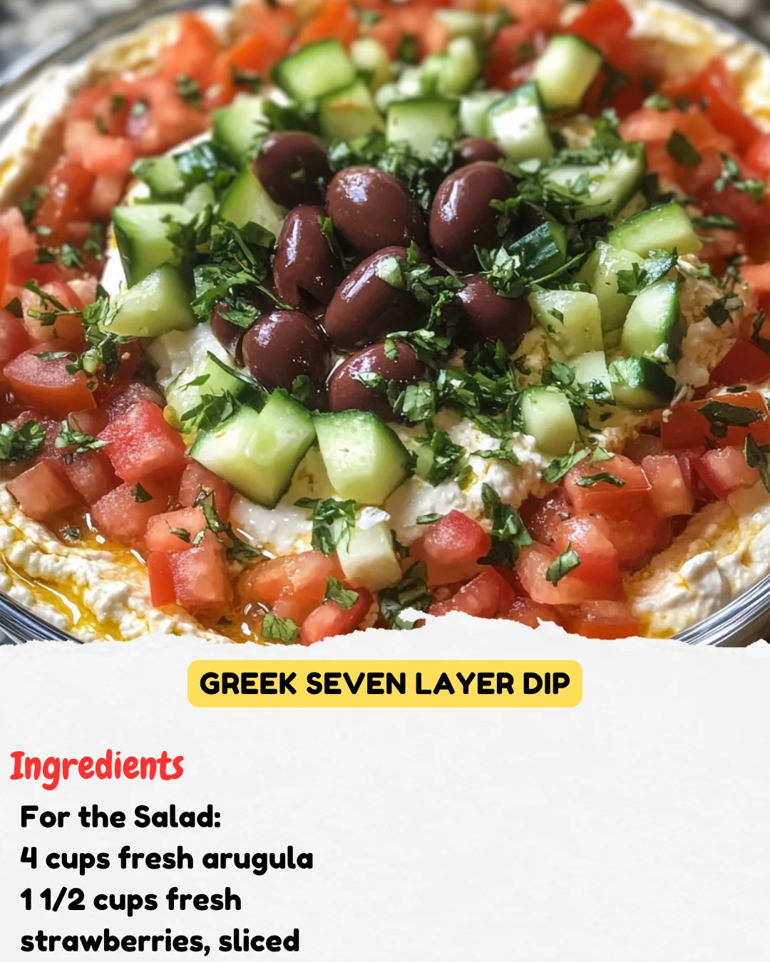 Greek Seven Layer Dip