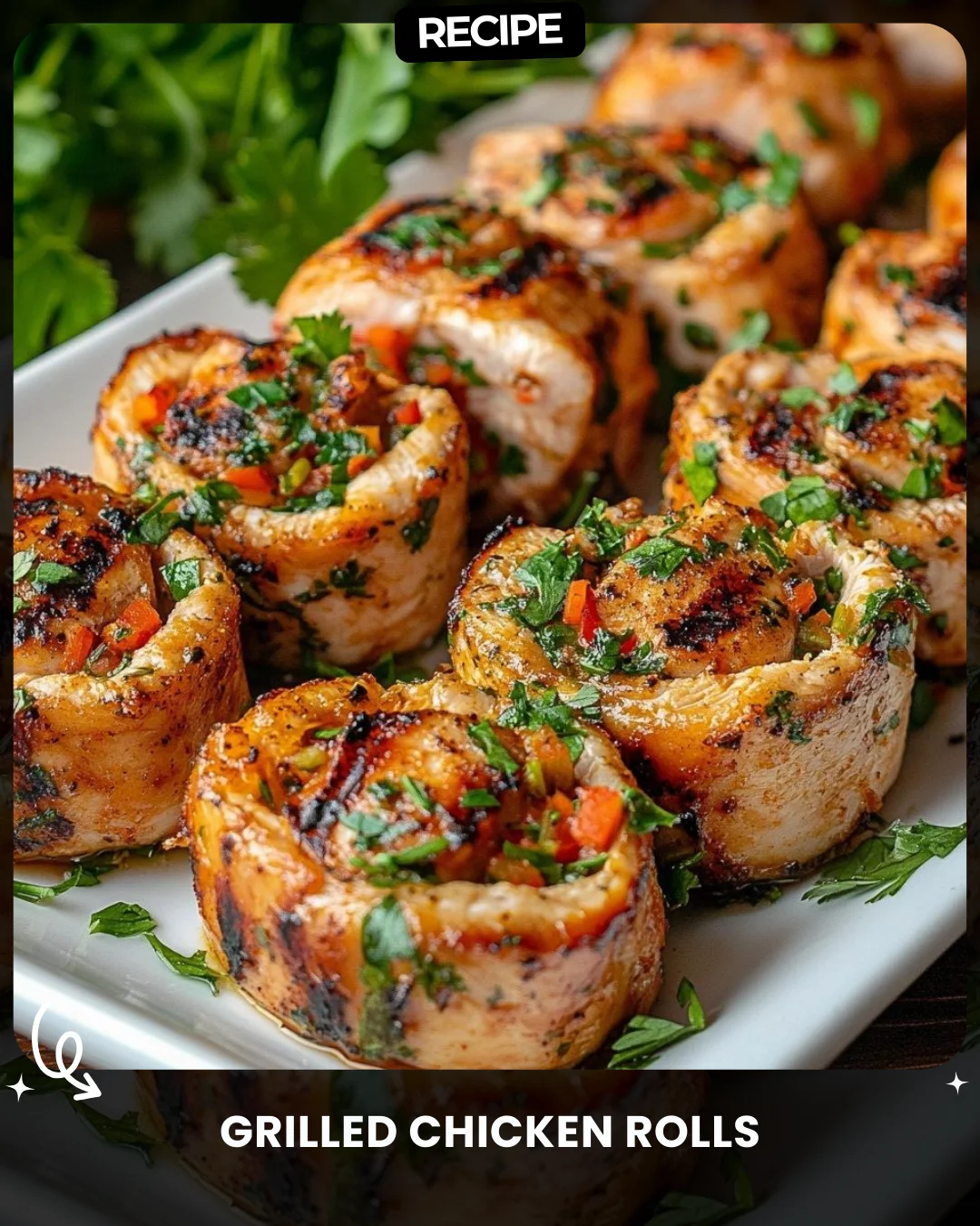 Grilled Chicken Rolls