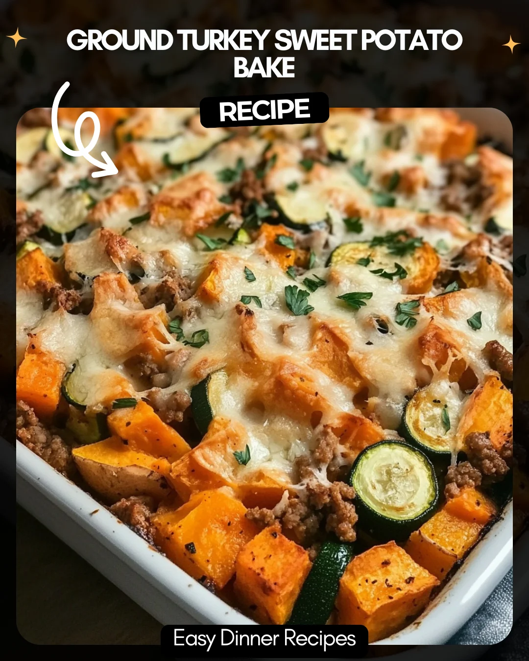 Ground Turkey Sweet Potato Bake