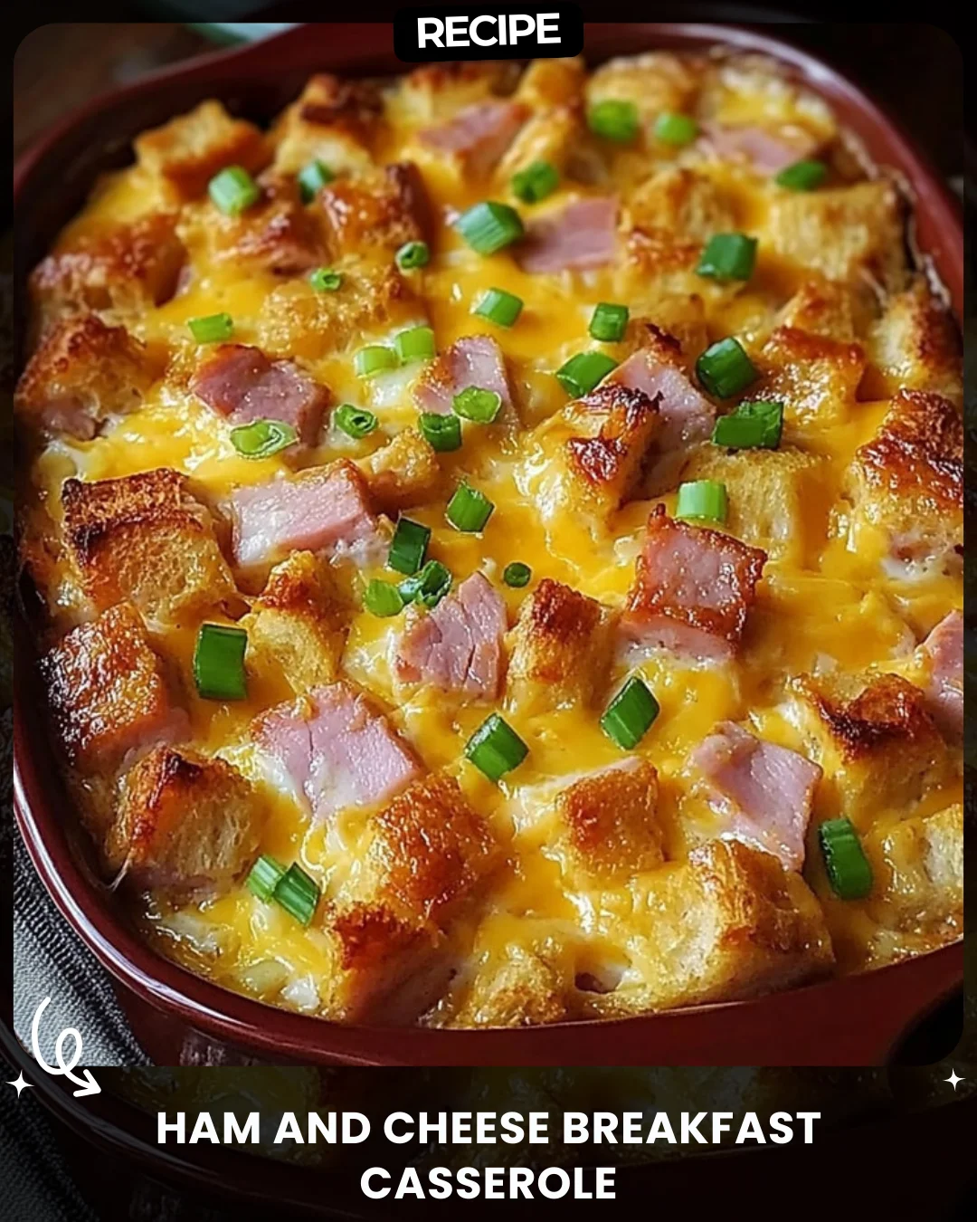 Ham and Cheese Breakfast Casserole