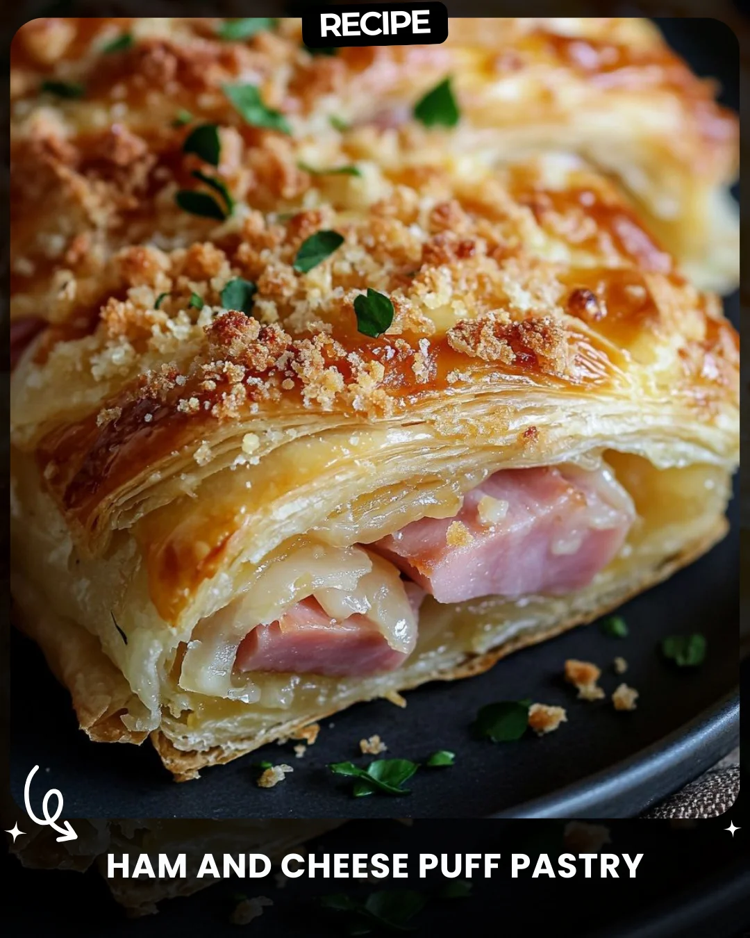 Ham and Cheese Puff Pastry