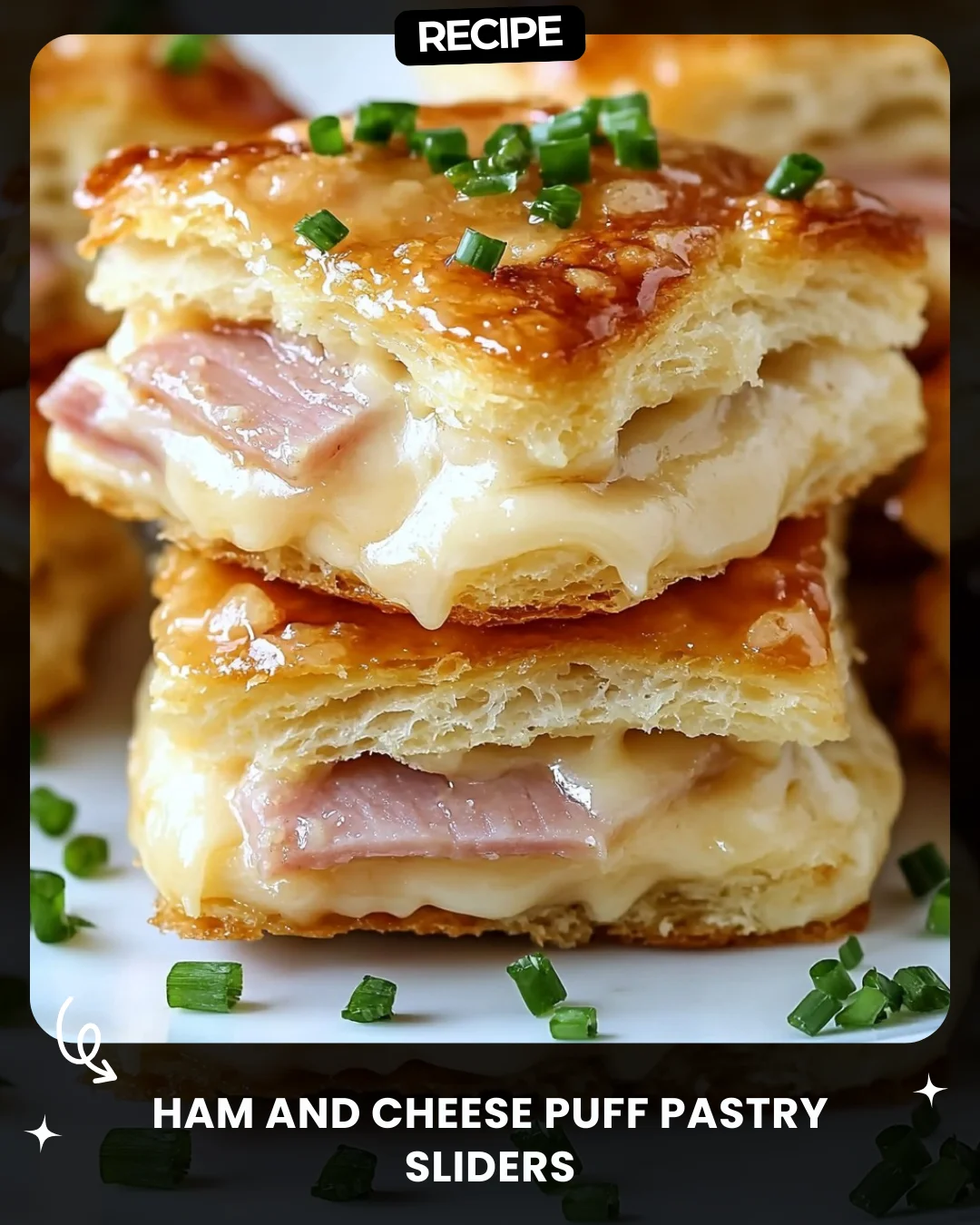 Ham and Cheese Puff Pastry Sliders