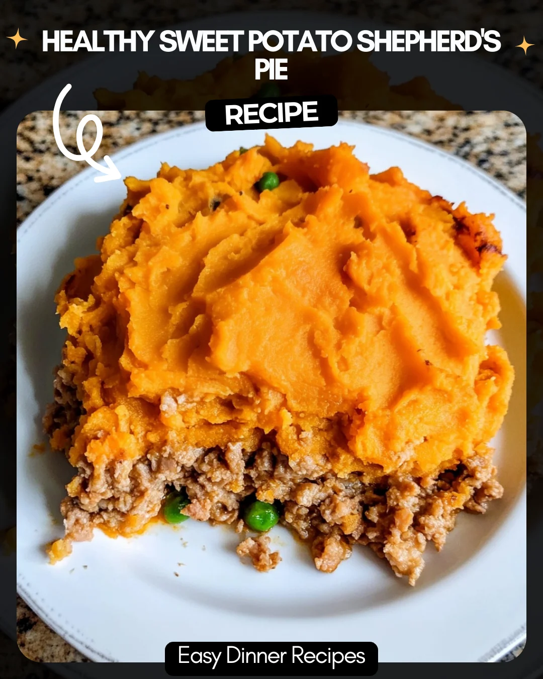 Healthy Sweet Potato Shepherd’s Pie