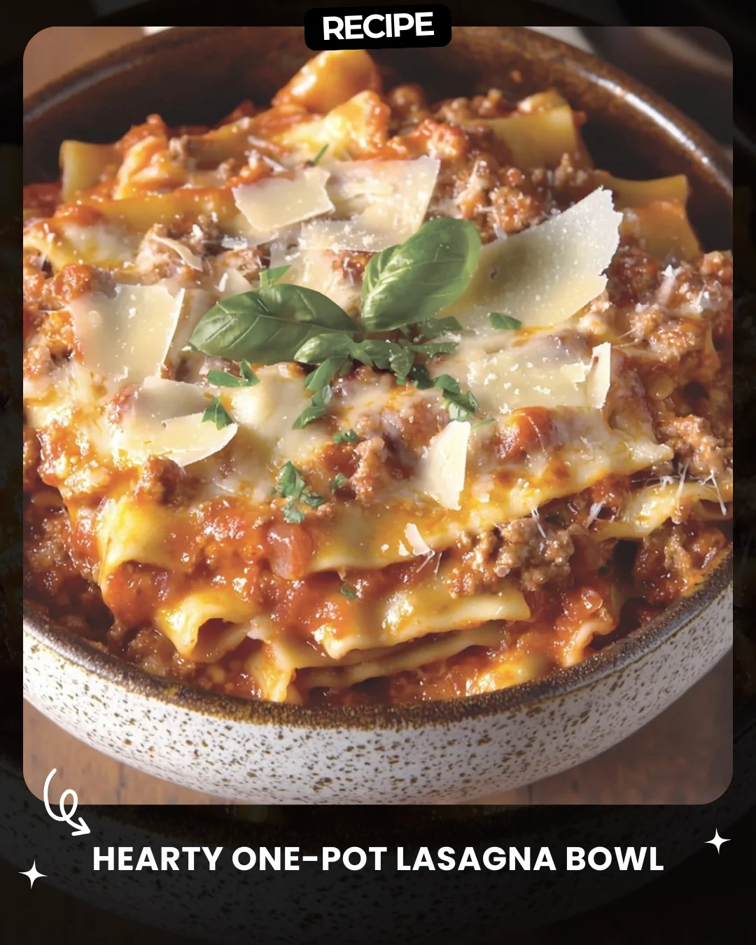 Hearty One-Pot Lasagna Bowl