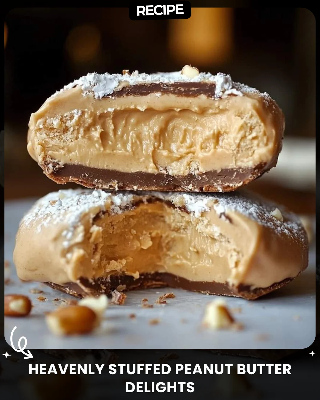 Heavenly Stuffed Peanut Butter Delights