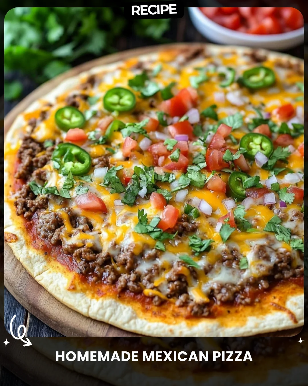Homemade Mexican Pizza