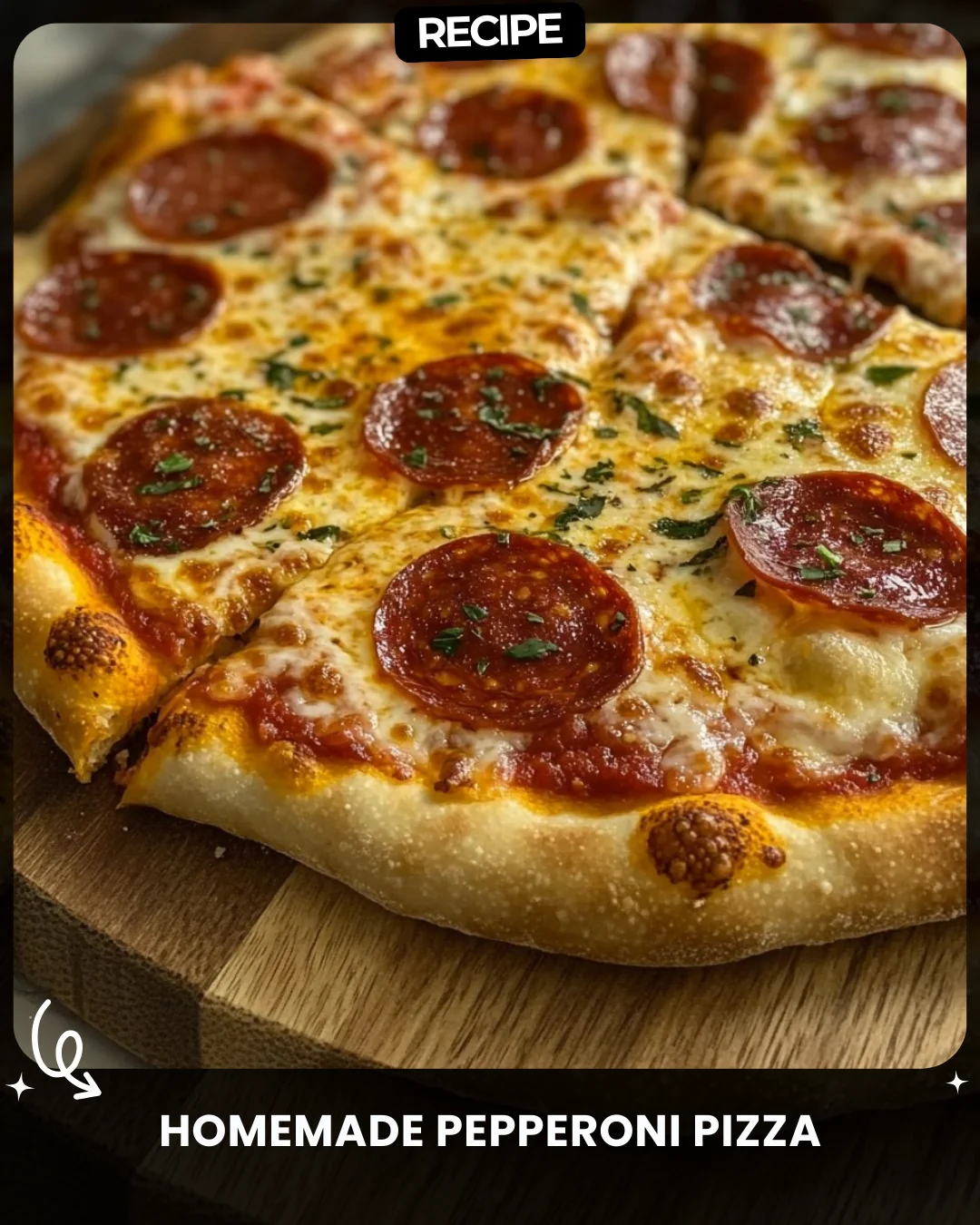 Homemade Pepperoni Pizza