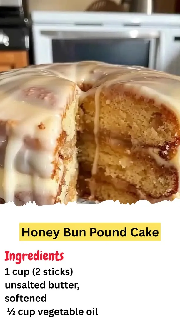 Honey Bun Pound Cake
