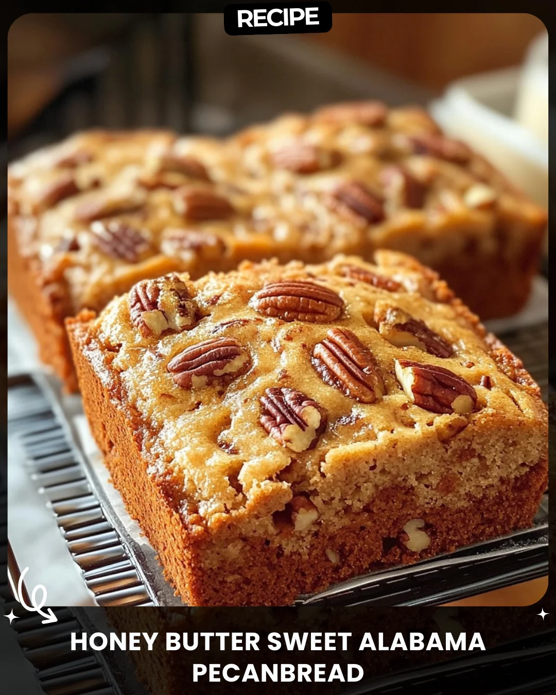 Honey Butter Sweet Alabama Pecanbread