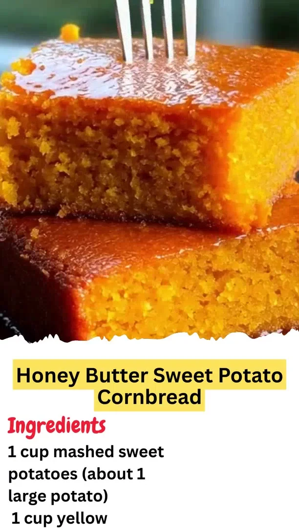 Honey Butter Sweet Potato Cornbread