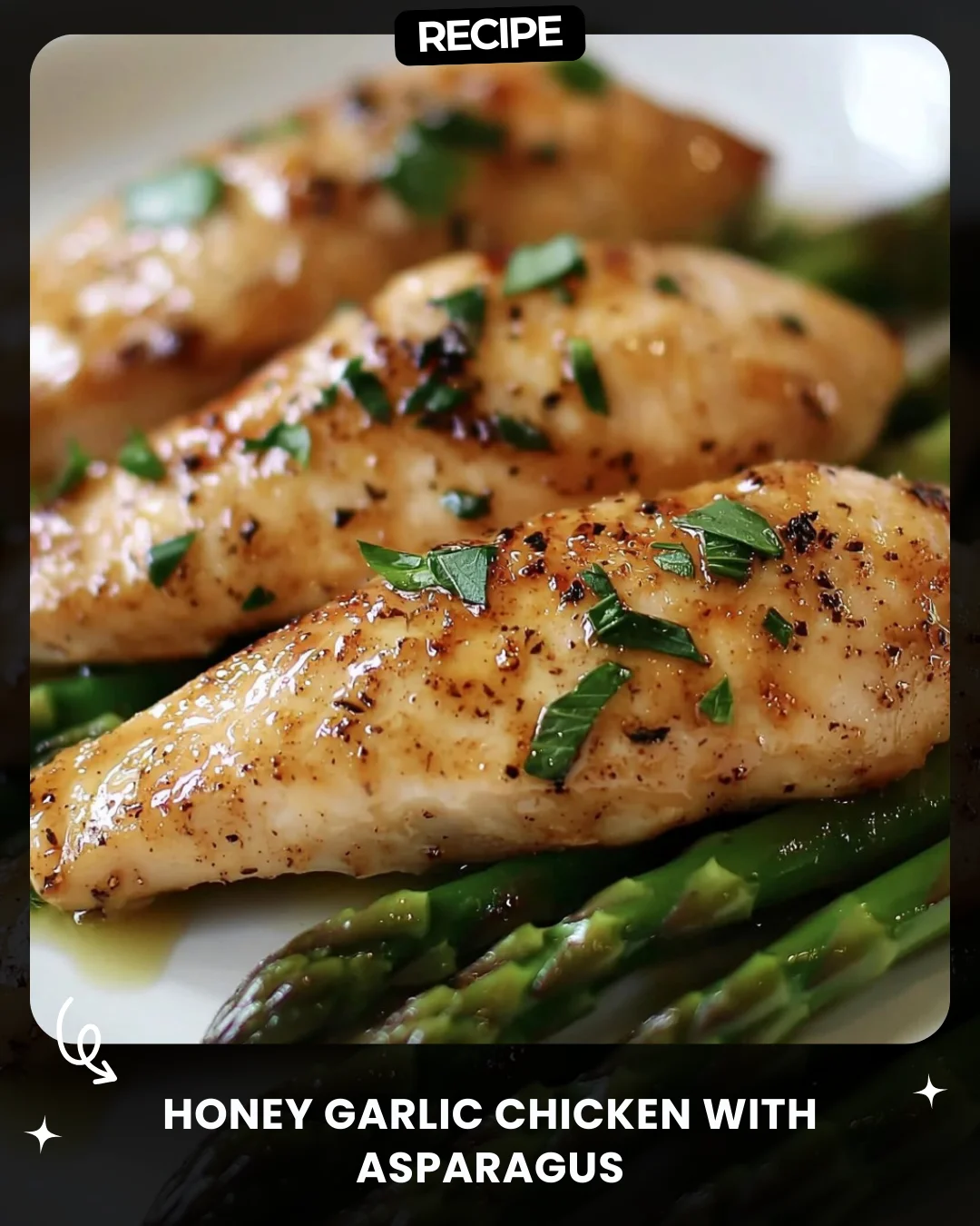 Honey Garlic Chicken with Asparagus