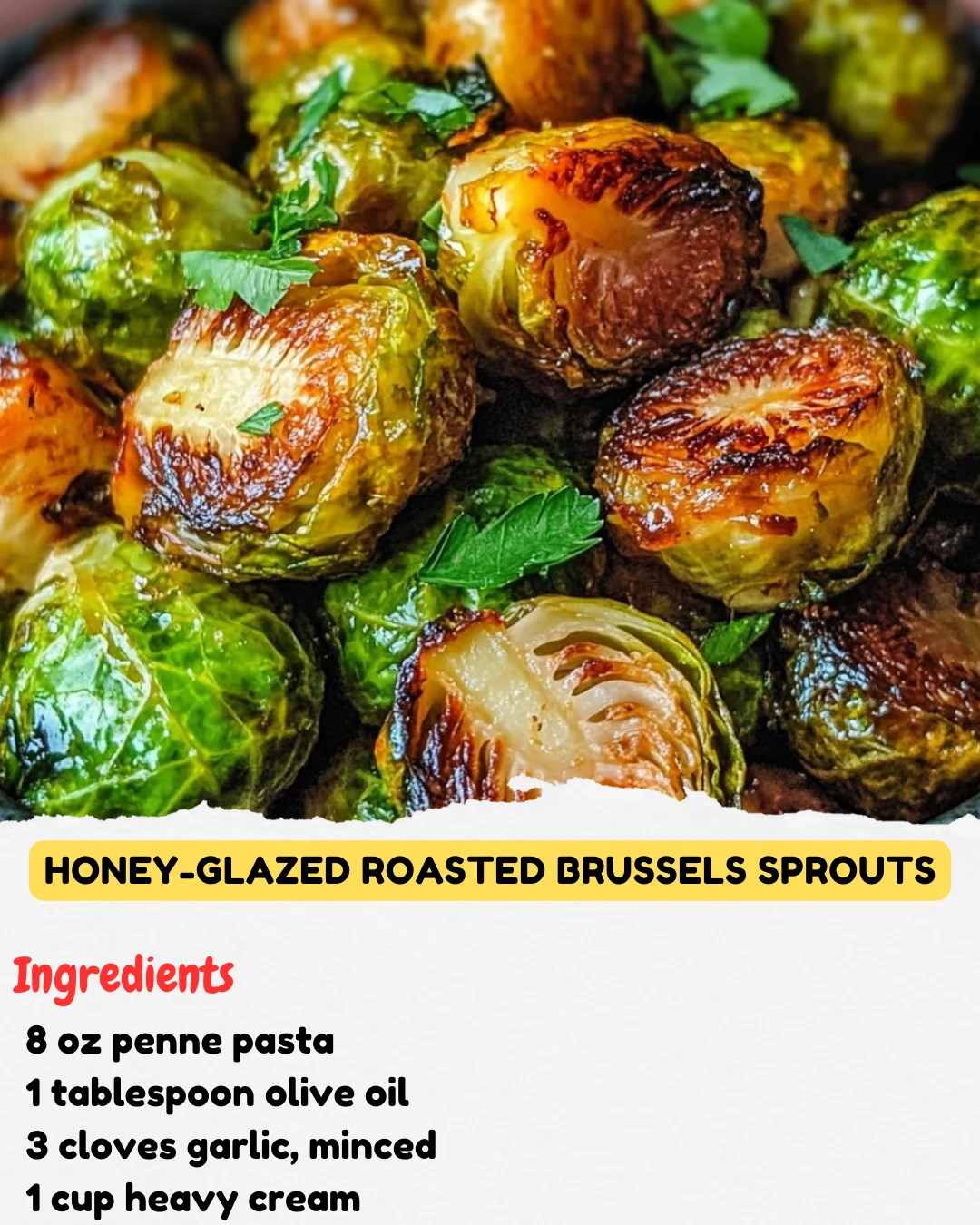 Honey-Glazed Roasted Brussels Sprouts