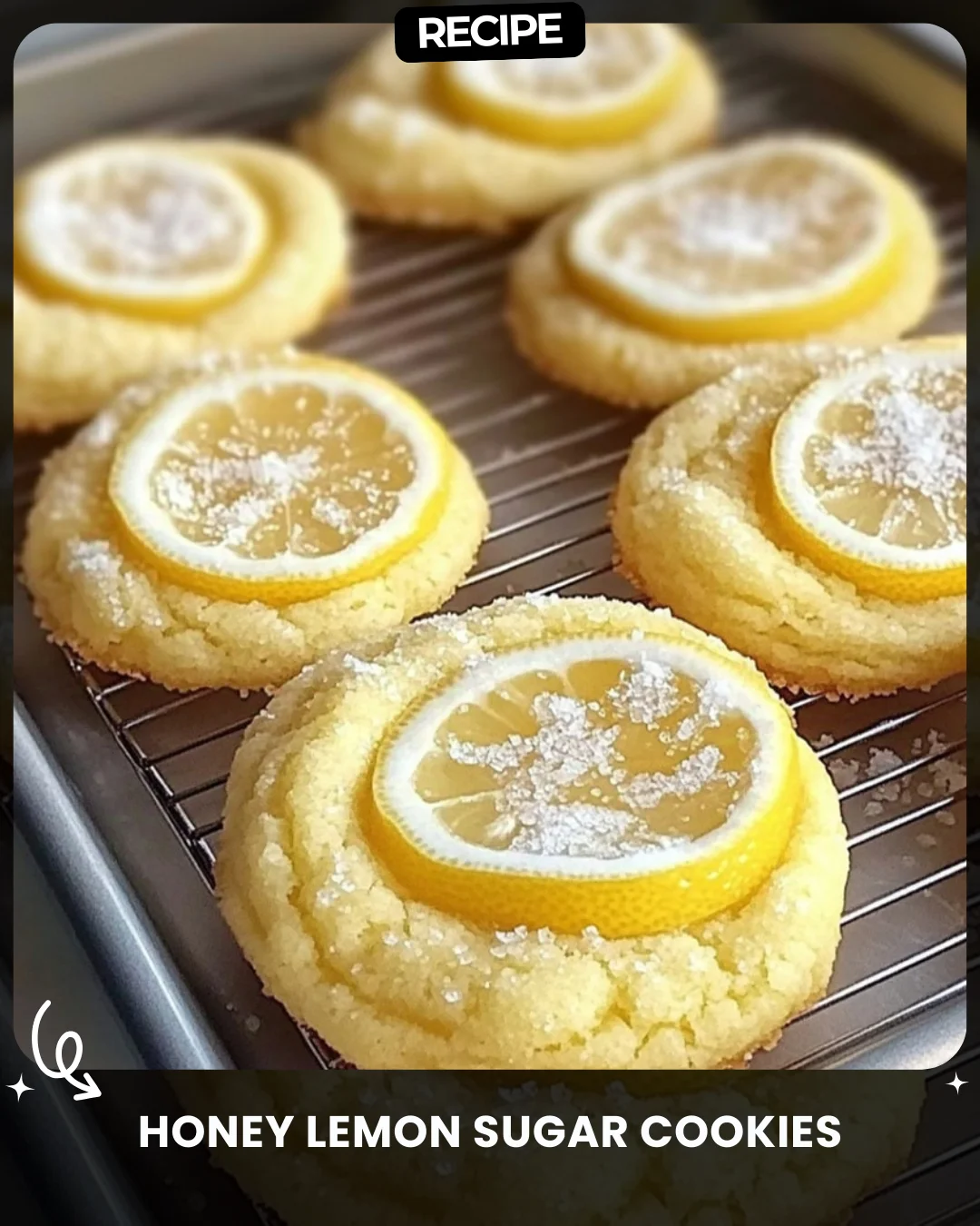 Honey Lemon Sugar Cookies