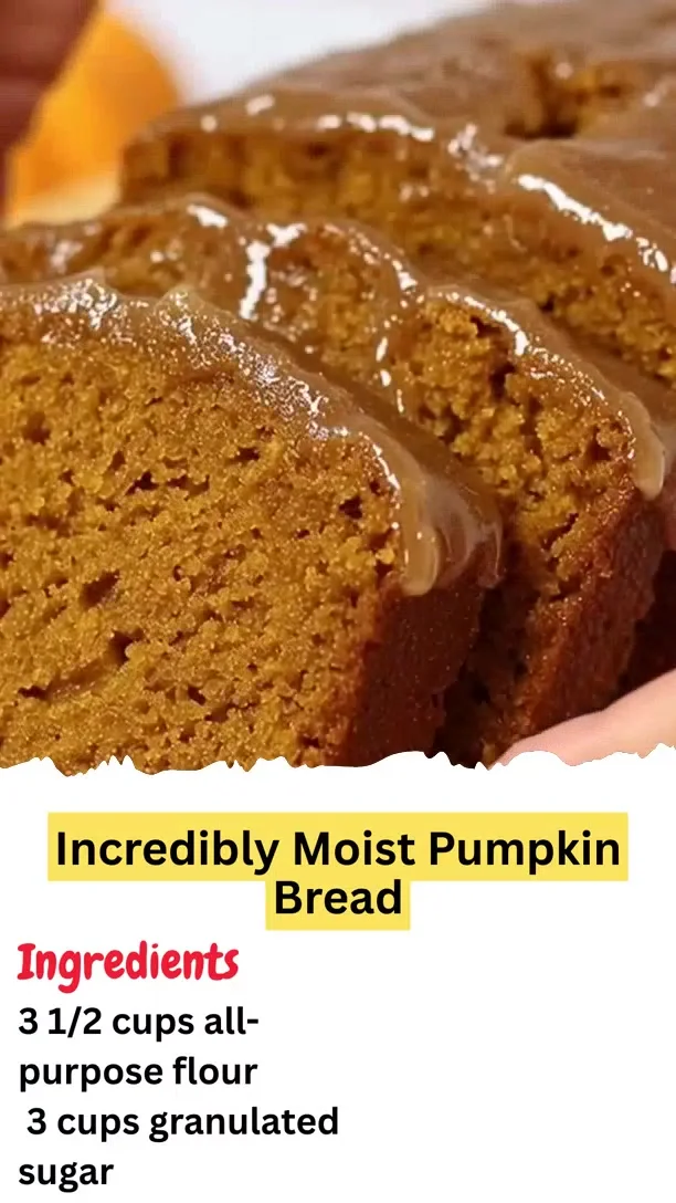 Incredibly Moist Pumpkin Bread