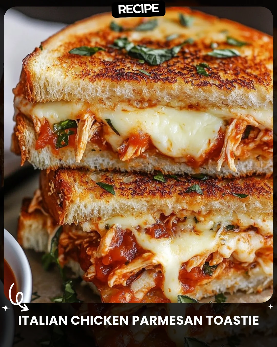 Italian Chicken Parmesan Toastie