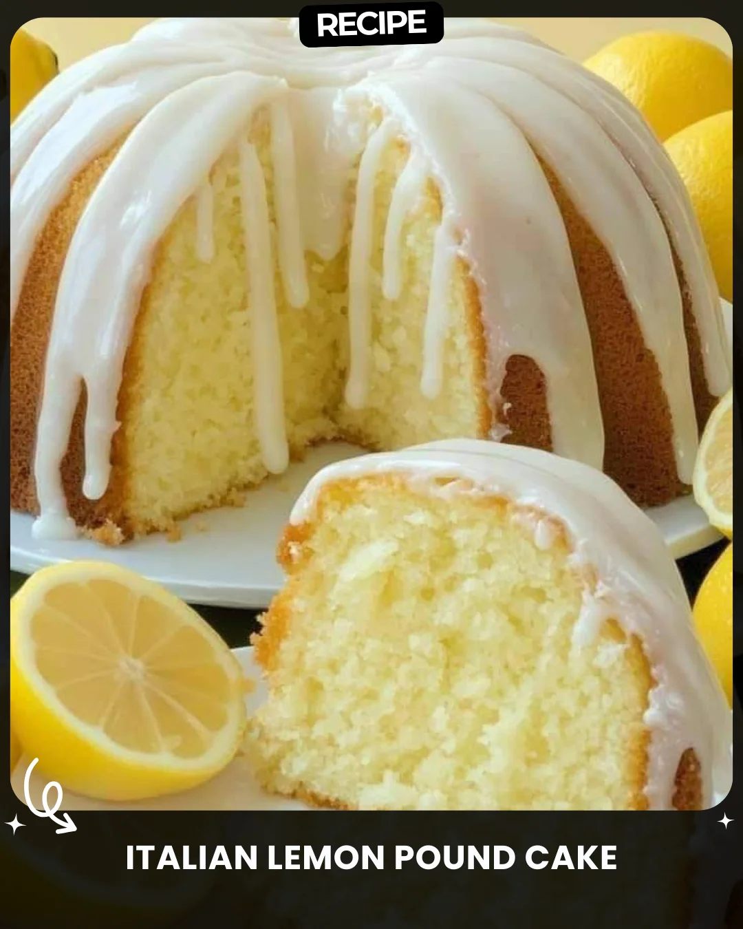 Italian Lemon Pound Cake