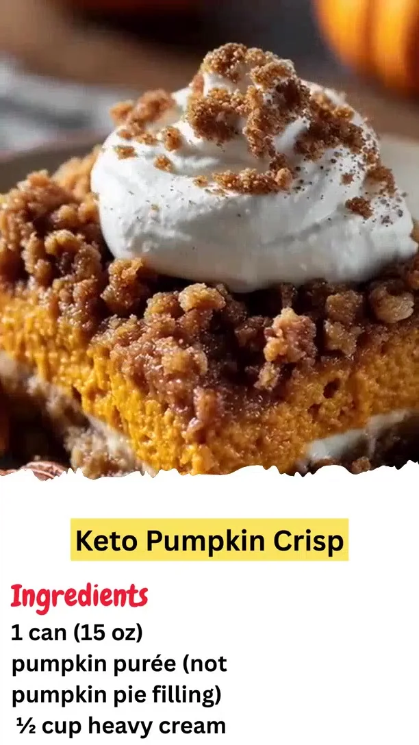 Keto Pumpkin Crisp