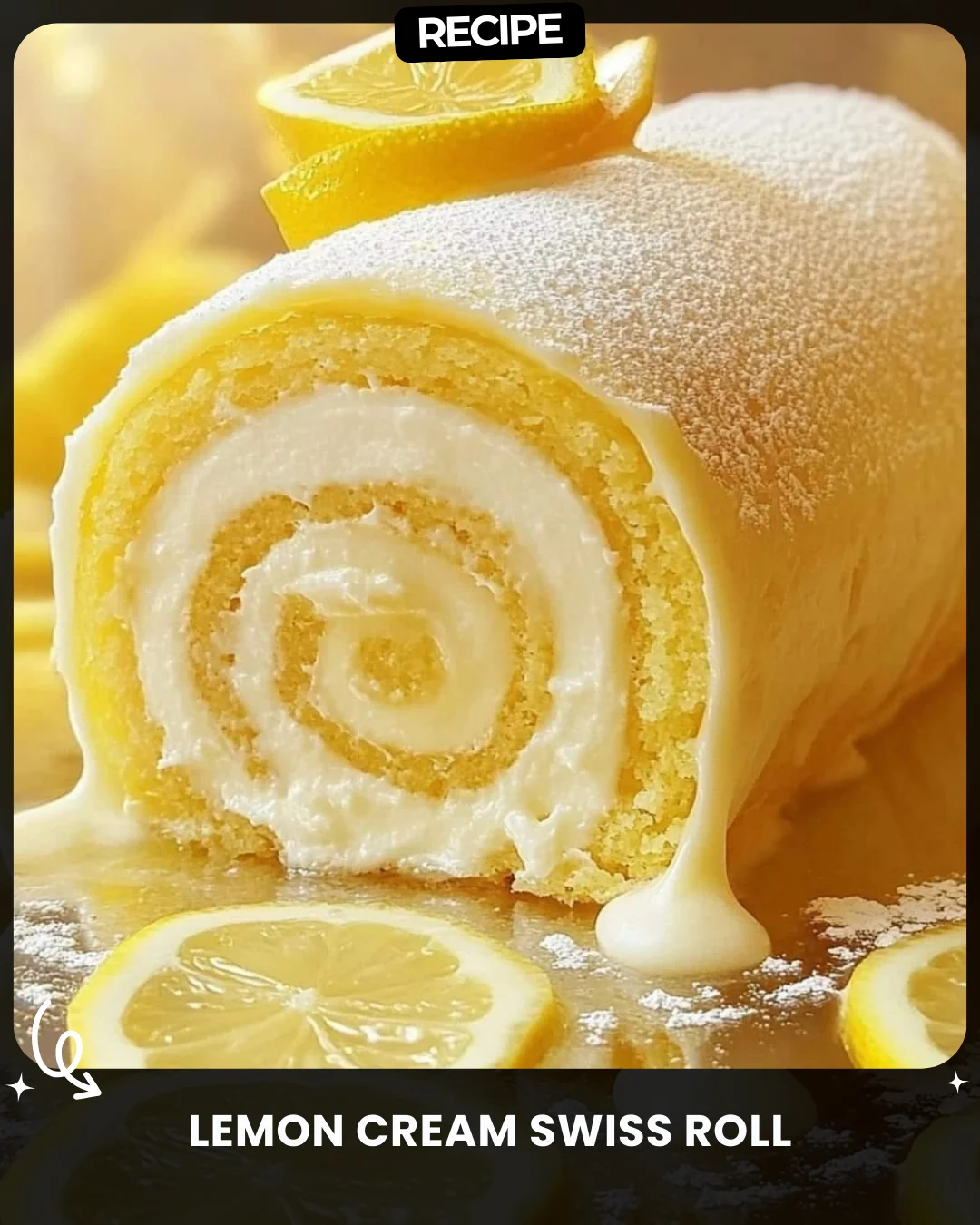 Lemon Cream Swiss Roll