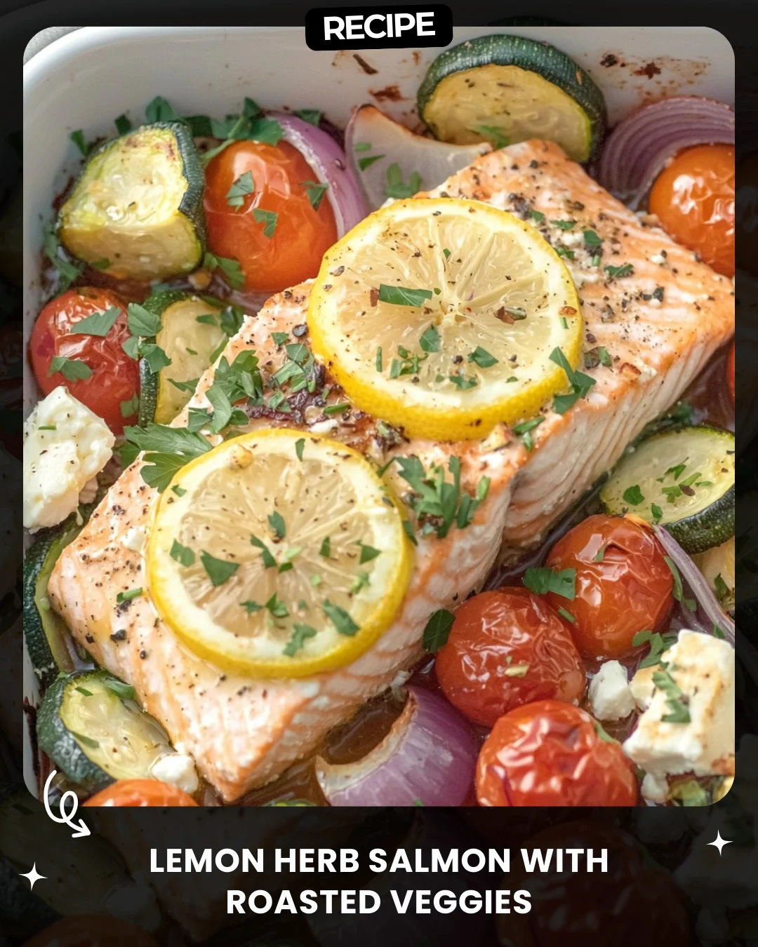 Lemon Herb Salmon with Roasted Veggies