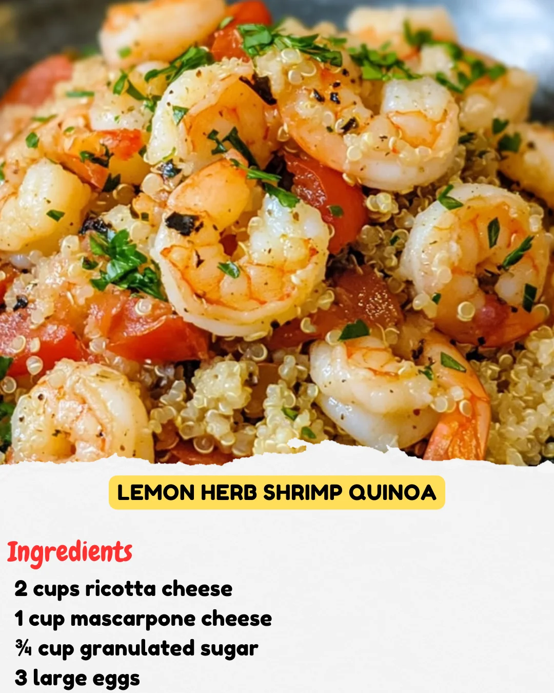 Lemon Herb Shrimp Quinoa