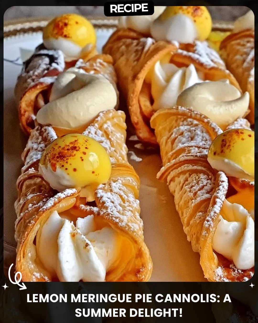Lemon Meringue Pie Cannolis: A Summer Delight!